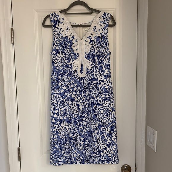 Eliza J Dresses & Skirts - Eliza J Blue and White Dress
